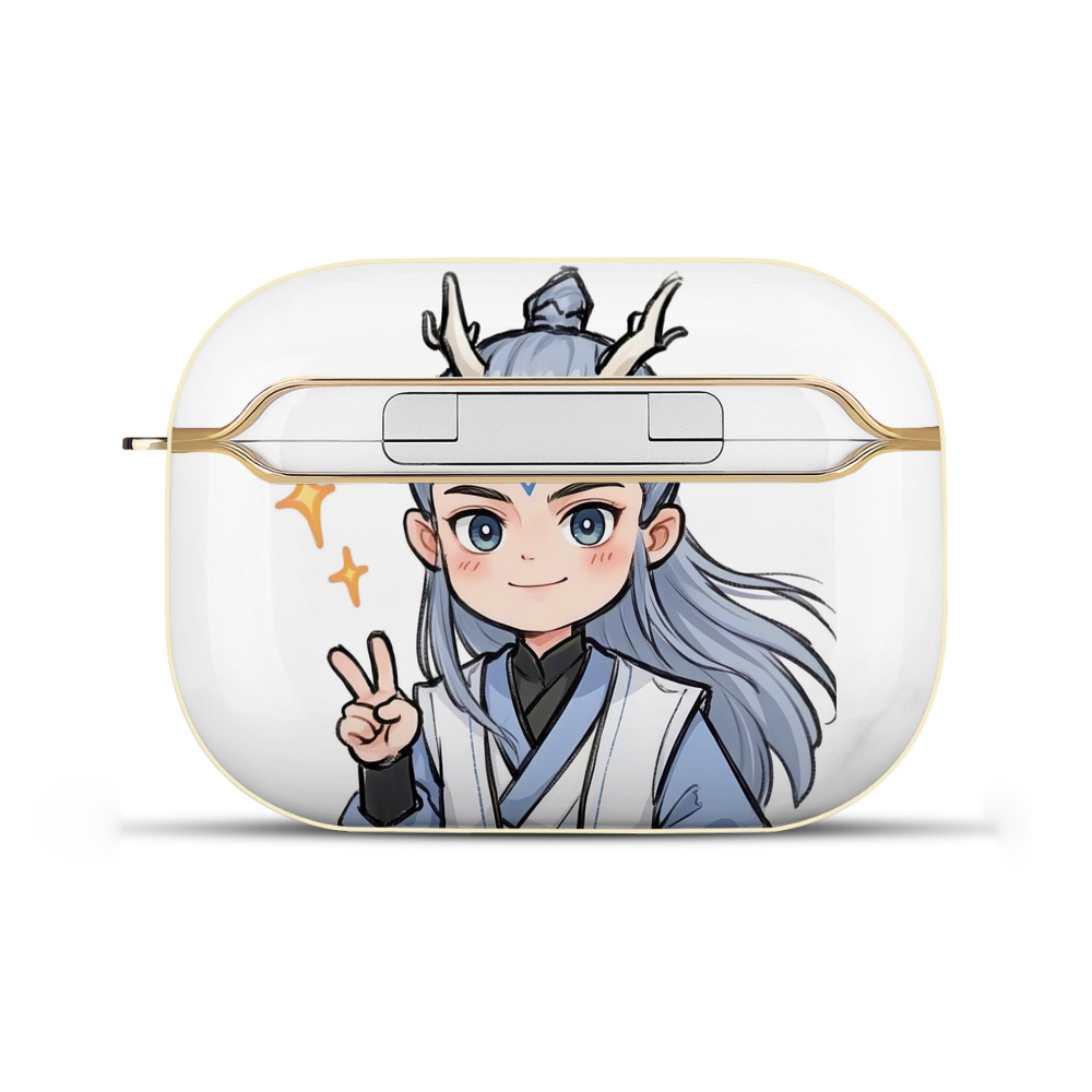（画像用） Ne Zha 2 ナタ 魔童の大暴れ 【AirPods Pro用】ハードシェル保護ケース｜耐衝撃・防指紋・カラビナ付き商品仕様