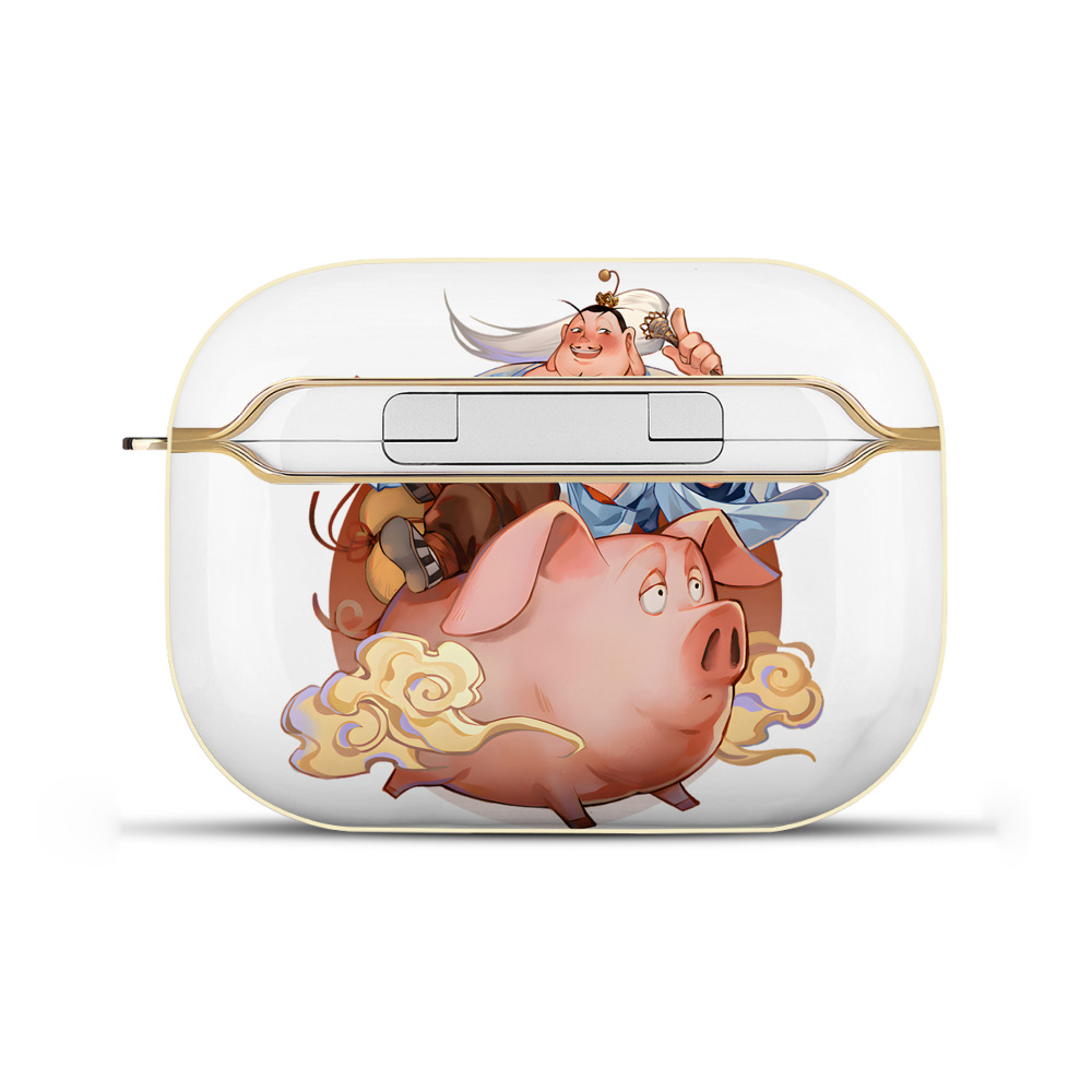 （画像用） Ne Zha 2 ナタ 魔童の大暴れ 【AirPods Pro用】ハードシェル保護ケース｜耐衝撃・防指紋・カラビナ付き商品仕様