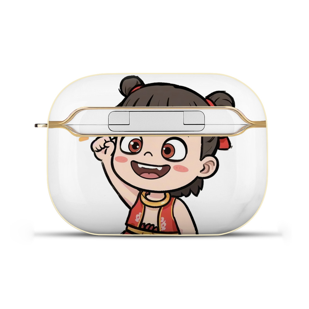 （画像用） Ne Zha 2 ナタ 魔童の大暴れ 【AirPods Pro用】ハードシェル保護ケース｜耐衝撃・防指紋・カラビナ付き商品仕様