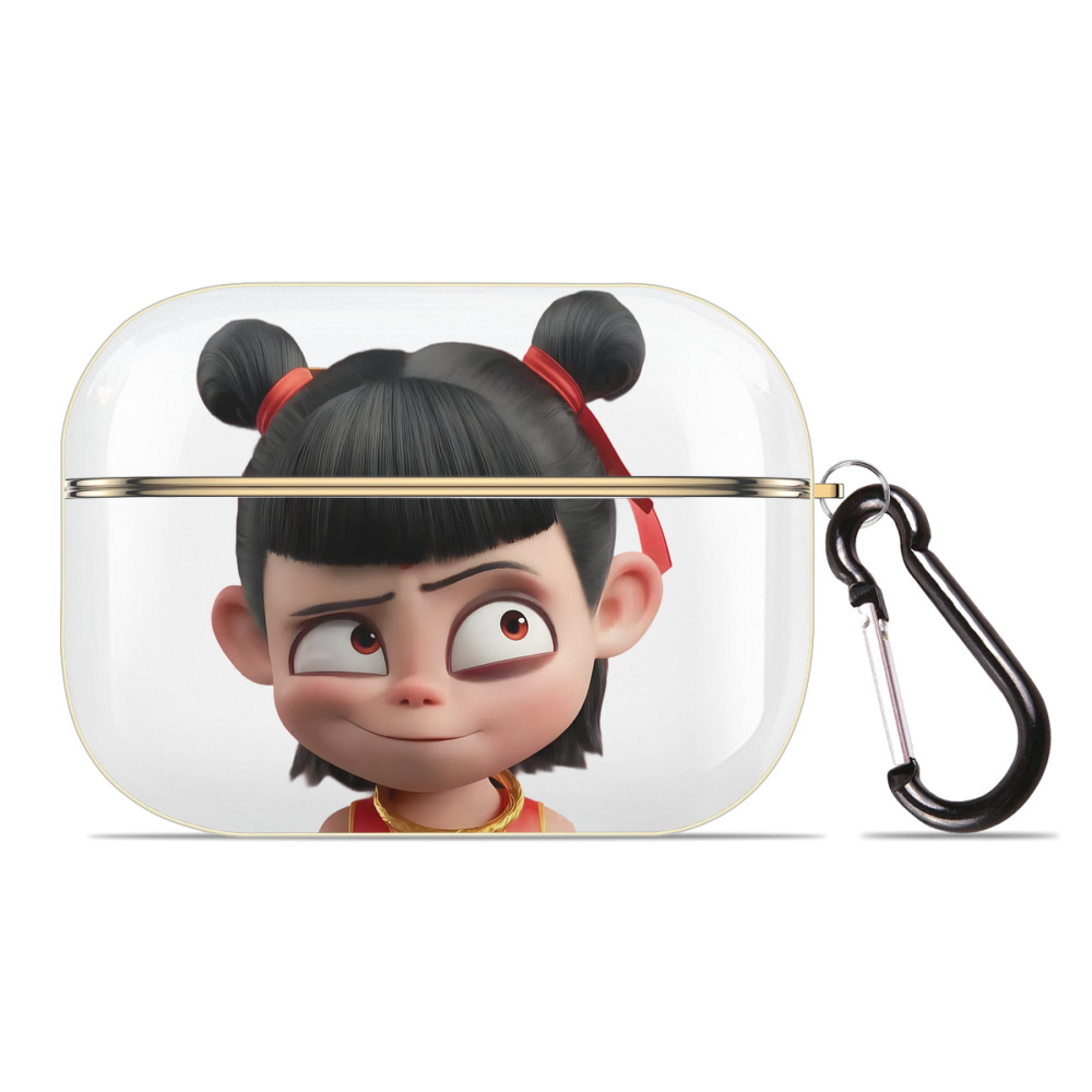 （画像用） Ne Zha 2 ナタ 魔童の大暴れ 【AirPods Pro用】ハードシェル保護ケース｜耐衝撃・防指紋・カラビナ付き商品仕様