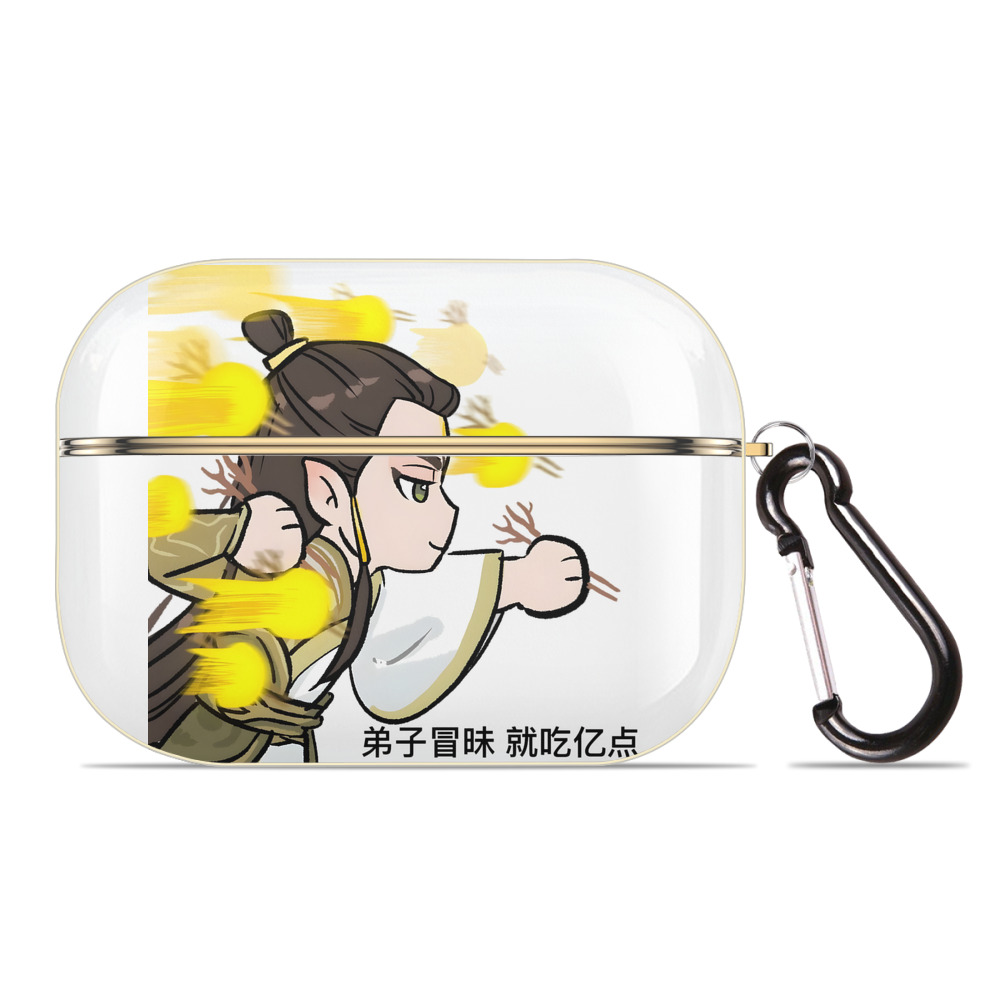 （画像用） Ne Zha 2 ナタ 魔童の大暴れ 【AirPods Pro用】ハードシェル保護ケース｜耐衝撃・防指紋・カラビナ付き商品仕様