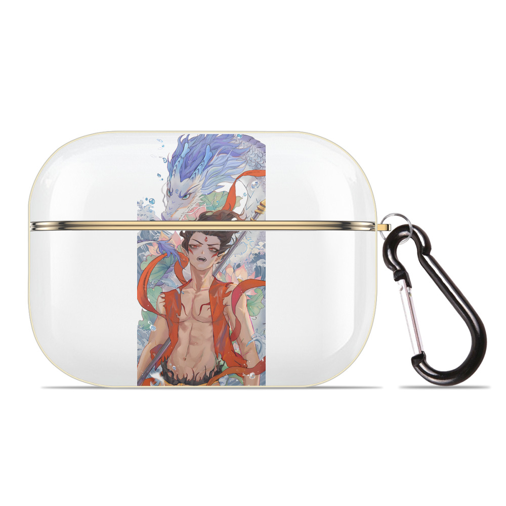 （画像用） Ne Zha 2 ナタ 魔童の大暴れ 【AirPods Pro用】ハードシェル保護ケース｜耐衝撃・防指紋・カラビナ付き商品仕様
