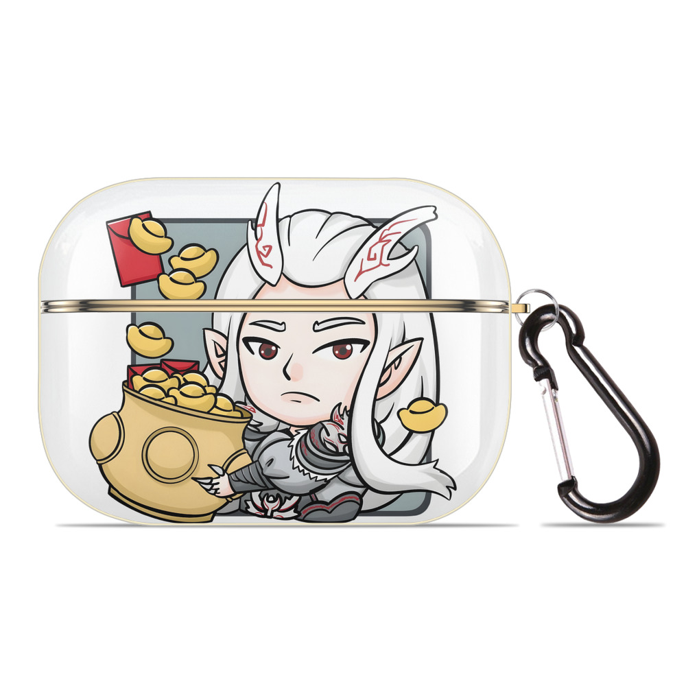 （画像用） Ne Zha 2 ナタ 魔童の大暴れ 【AirPods Pro用】ハードシェル保護ケース｜耐衝撃・防指紋・カラビナ付き商品仕様