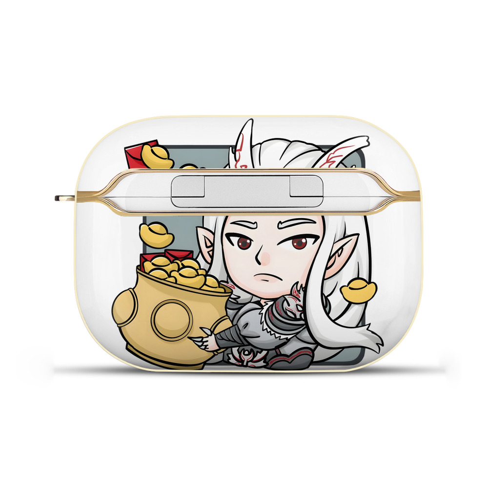 （画像用） Ne Zha 2 ナタ 魔童の大暴れ 【AirPods Pro用】ハードシェル保護ケース｜耐衝撃・防指紋・カラビナ付き商品仕様