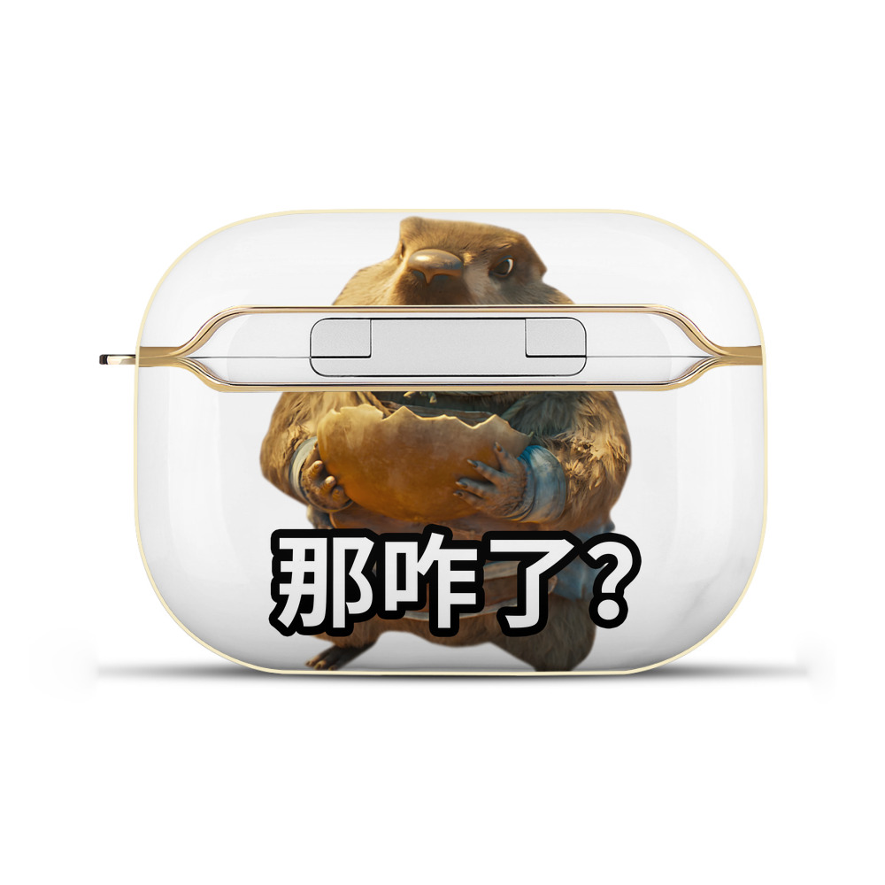 （画像用） Ne Zha 2 ナタ 魔童の大暴れ 【AirPods Pro用】ハードシェル保護ケース｜耐衝撃・防指紋・カラビナ付き商品仕様