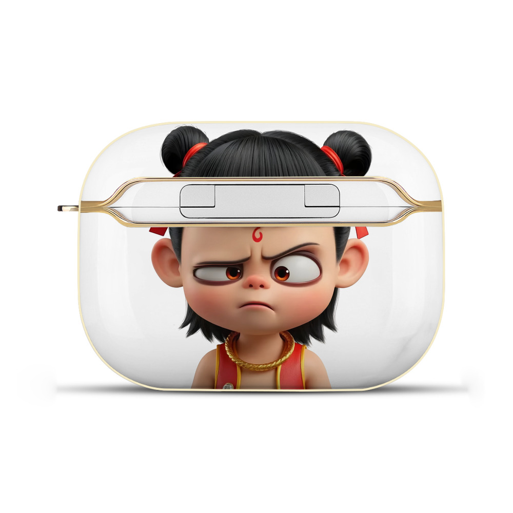 （画像用） Ne Zha 2 ナタ 魔童の大暴れ 【AirPods Pro用】ハードシェル保護ケース｜耐衝撃・防指紋・カラビナ付き商品仕様