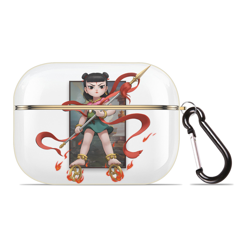 （画像用） Ne Zha 2 ナタ 魔童の大暴れ 【AirPods Pro用】ハードシェル保護ケース｜耐衝撃・防指紋・カラビナ付き商品仕様