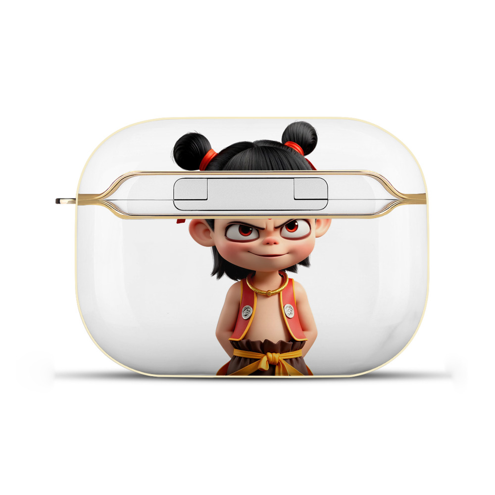 （画像用） Ne Zha 2 ナタ 魔童の大暴れ 【AirPods Pro用】ハードシェル保護ケース｜耐衝撃・防指紋・カラビナ付き商品仕様