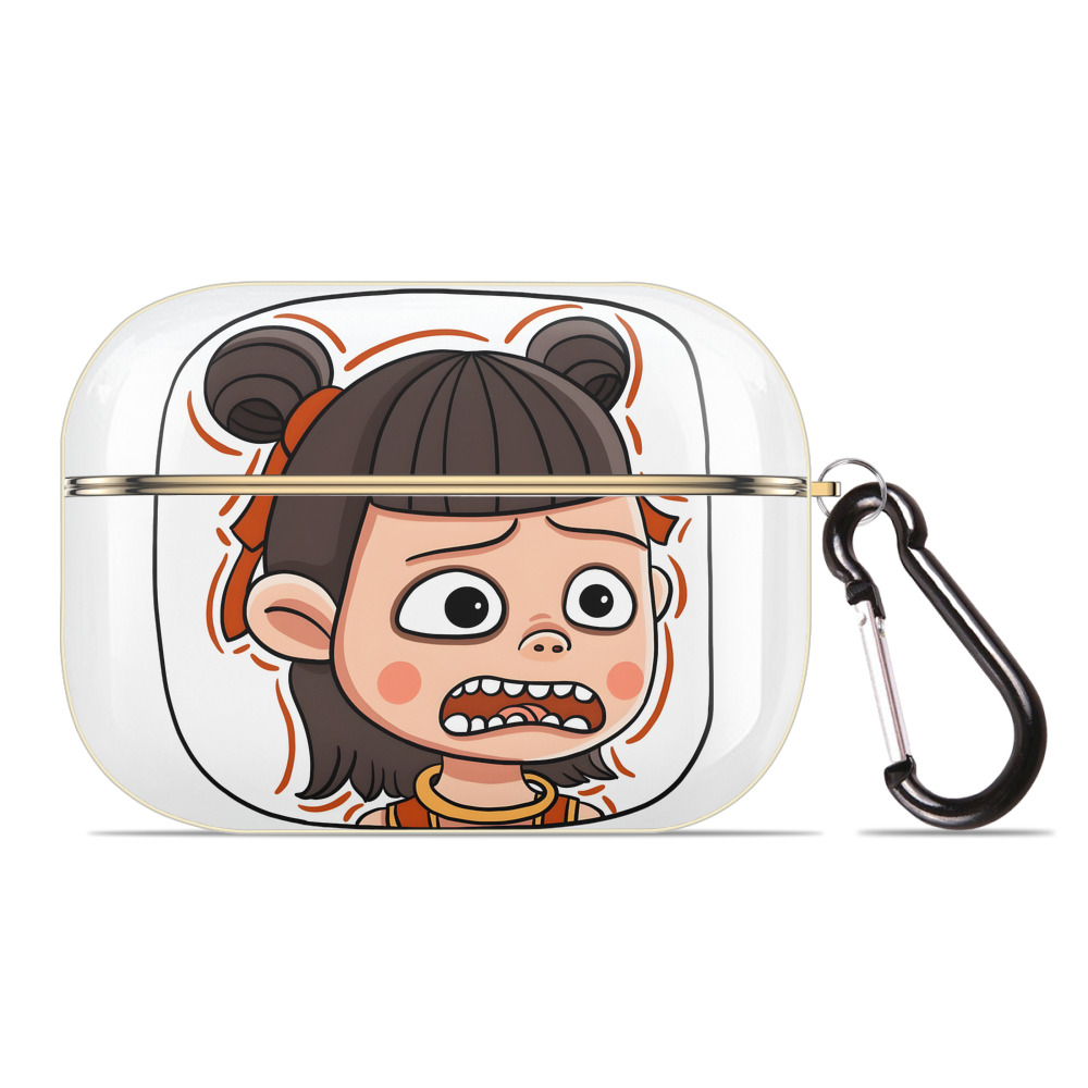 （画像用） Ne Zha 2 ナタ 魔童の大暴れ 【AirPods Pro用】ハードシェル保護ケース｜耐衝撃・防指紋・カラビナ付き商品仕様