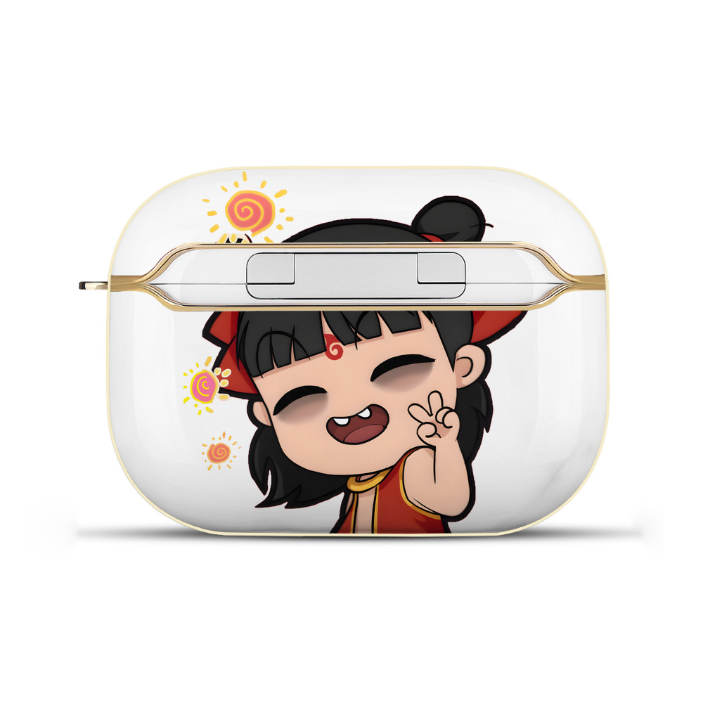 （画像用） Ne Zha 2 ナタ 魔童の大暴れ 【AirPods Pro用】ハードシェル保護ケース｜耐衝撃・防指紋・カラビナ付き商品仕様