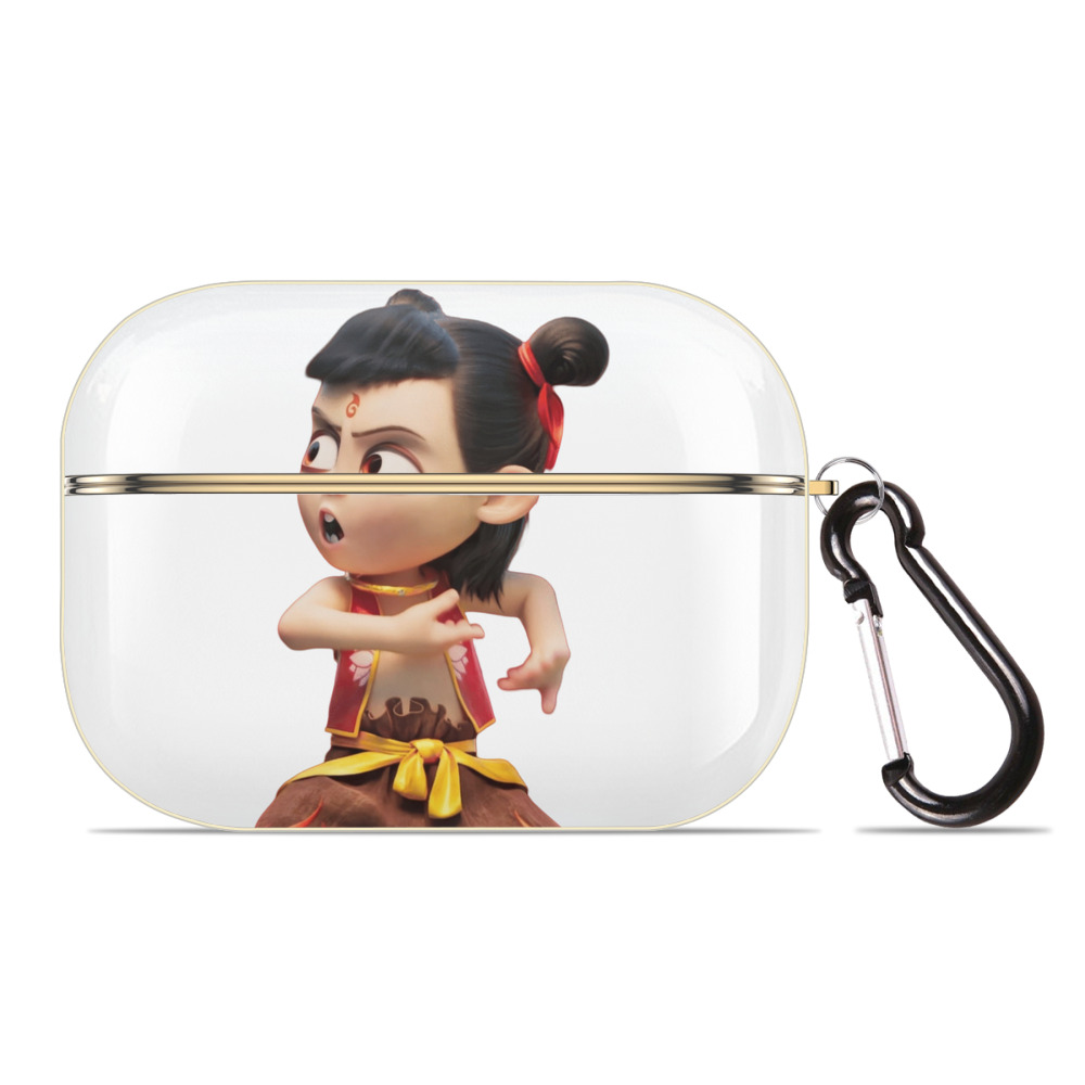 （画像用） Ne Zha 2 ナタ 魔童の大暴れ 【AirPods Pro用】ハードシェル保護ケース｜耐衝撃・防指紋・カラビナ付き商品仕様
