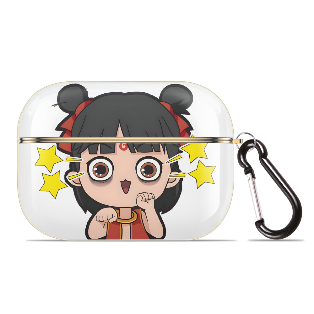 （画像用） Ne Zha 2 ナタ 魔童の大暴れ 【AirPods Pro用】ハードシェル保護ケース｜耐衝撃・防指紋・カラビナ付き商品仕様