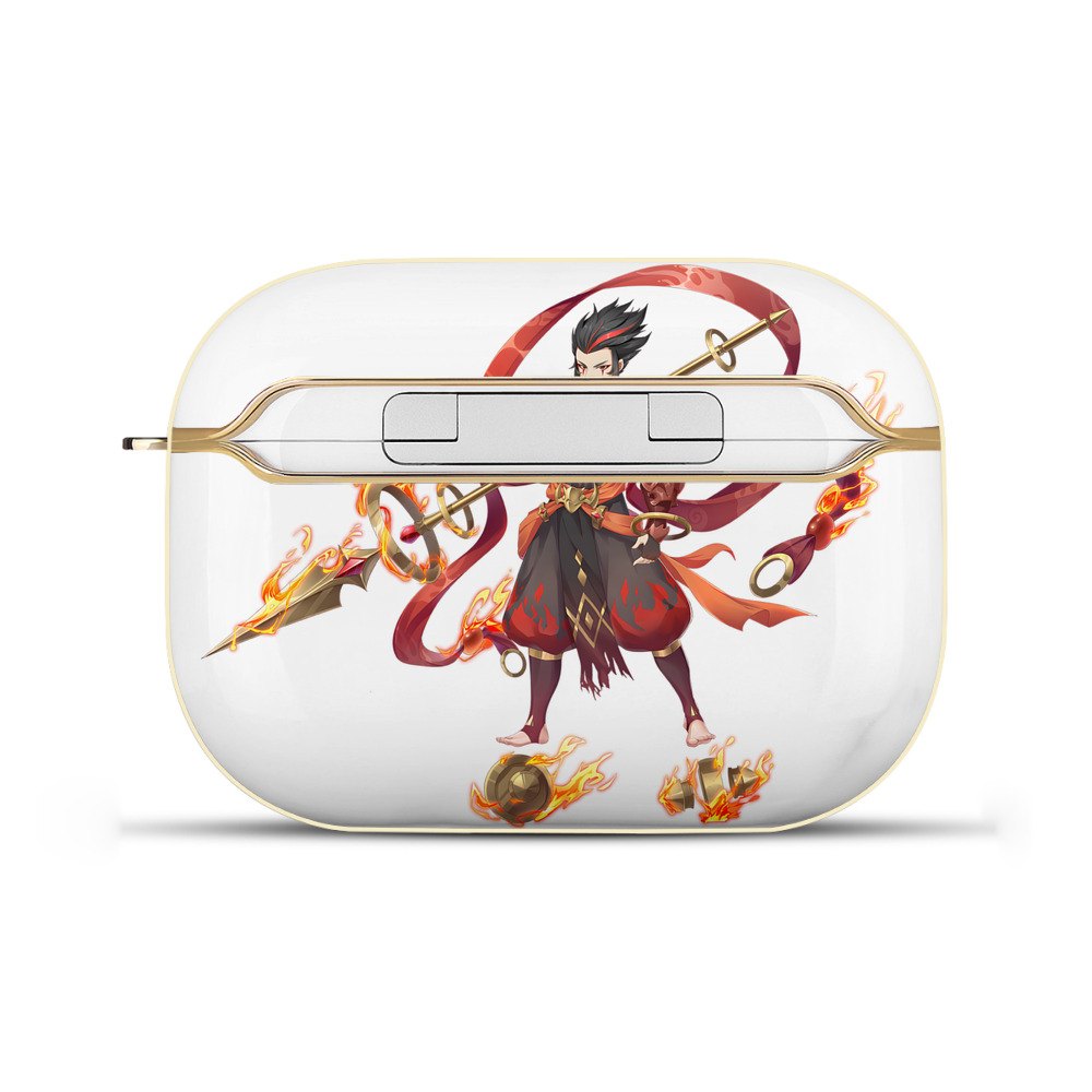 （画像用） Ne Zha 2 ナタ 魔童の大暴れ 【AirPods Pro用】ハードシェル保護ケース｜耐衝撃・防指紋・カラビナ付き商品仕様