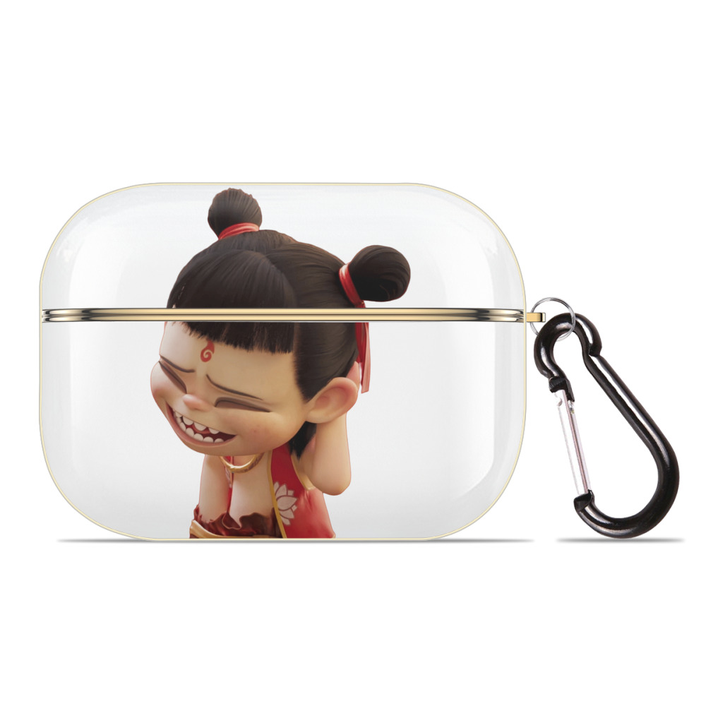 （画像用） Ne Zha 2 ナタ 魔童の大暴れ 【AirPods Pro用】ハードシェル保護ケース｜耐衝撃・防指紋・カラビナ付き商品仕様