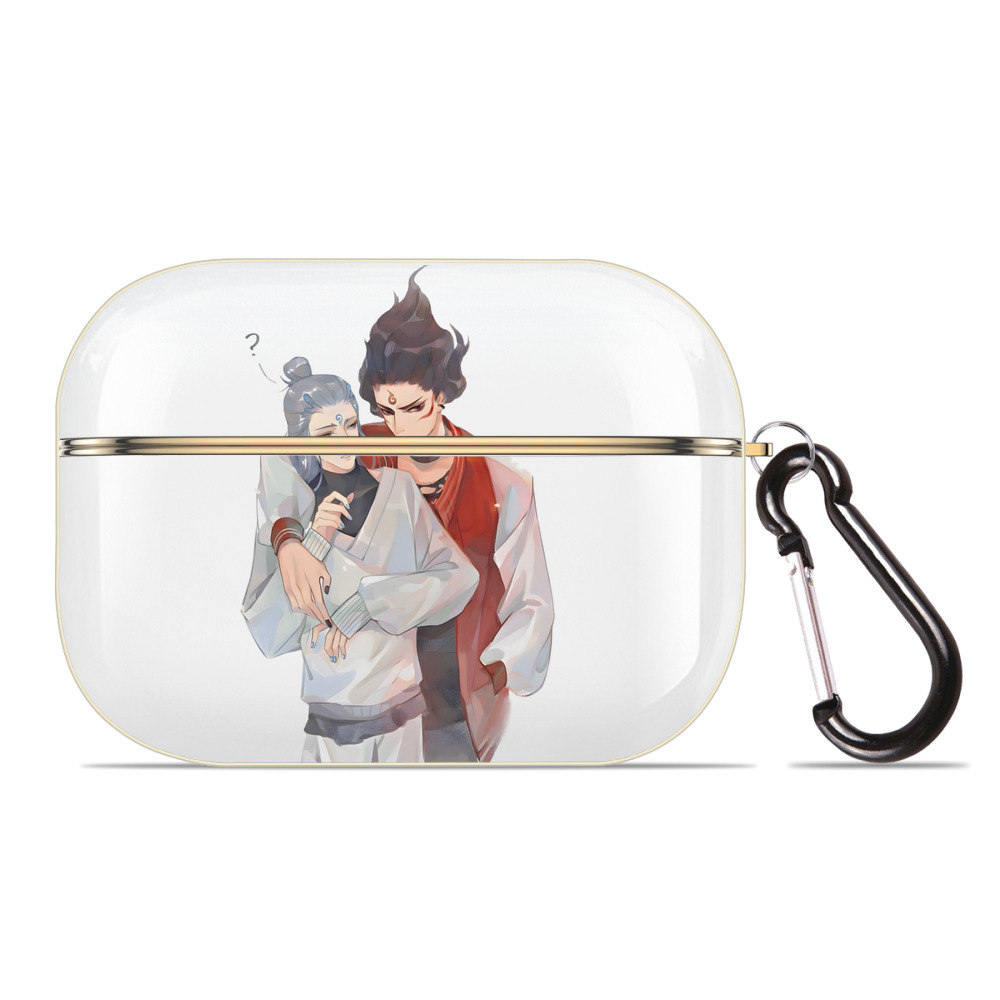 （画像用） Ne Zha 2 ナタ 魔童の大暴れ 【AirPods Pro用】ハードシェル保護ケース｜耐衝撃・防指紋・カラビナ付き商品仕様