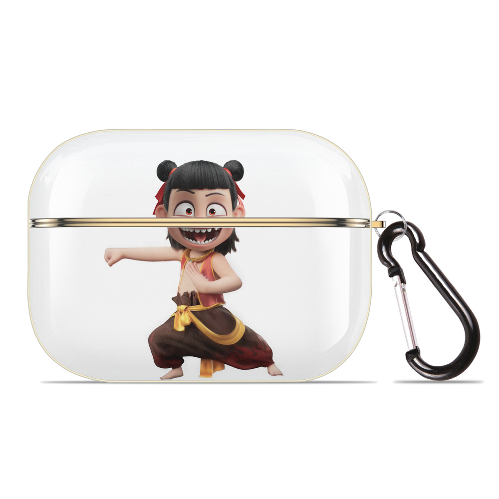 （画像用） Ne Zha 2 ナタ 魔童の大暴れ 【AirPods Pro用】ハードシェル保護ケース｜耐衝撃・防指紋・カラビナ付き商品仕様