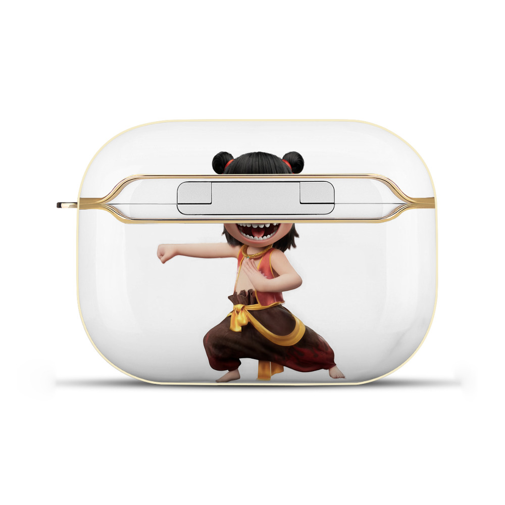 （画像用） Ne Zha 2 ナタ 魔童の大暴れ 【AirPods Pro用】ハードシェル保護ケース｜耐衝撃・防指紋・カラビナ付き商品仕様