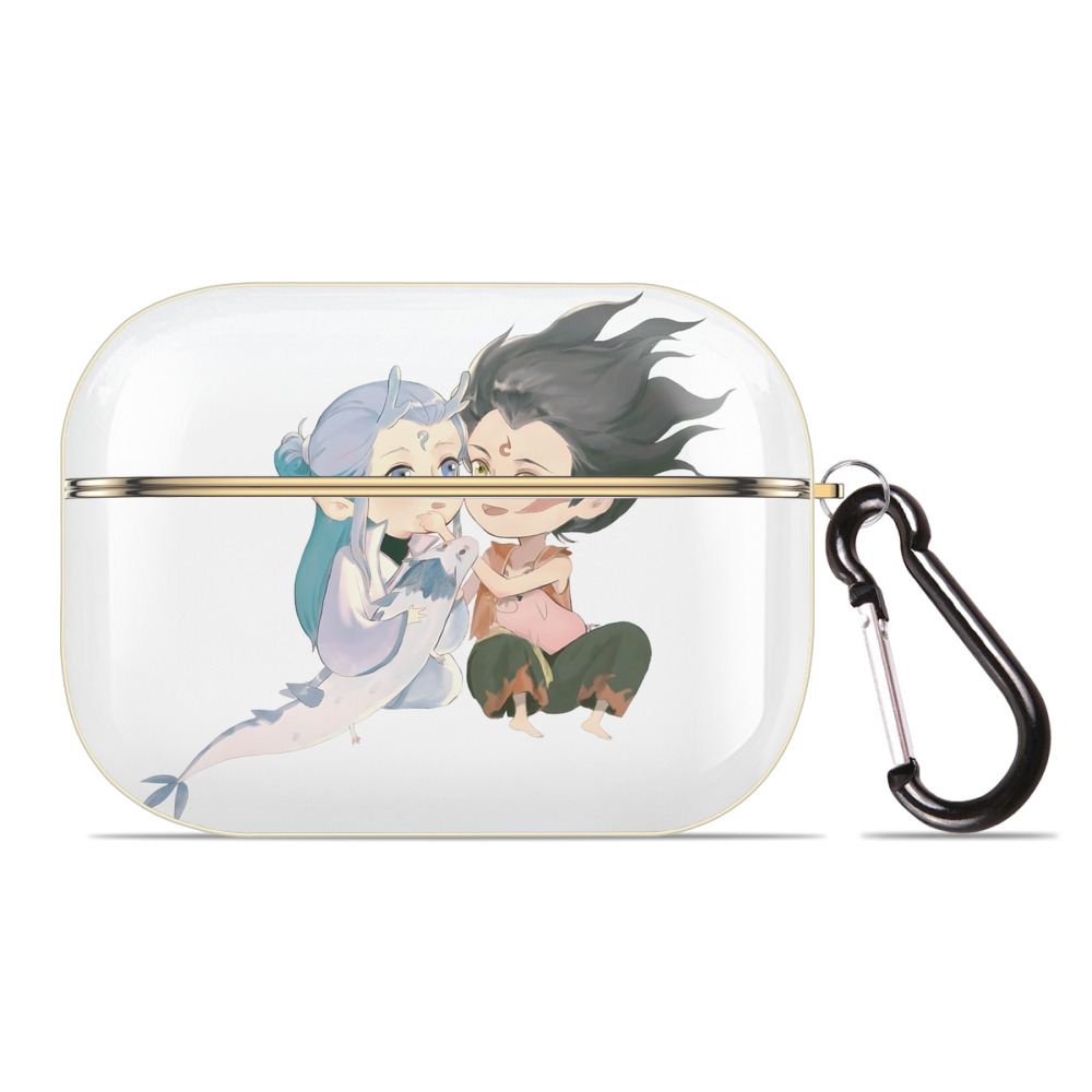 （画像用） Ne Zha 2 ナタ 魔童の大暴れ 【AirPods Pro用】ハードシェル保護ケース｜耐衝撃・防指紋・カラビナ付き商品仕様