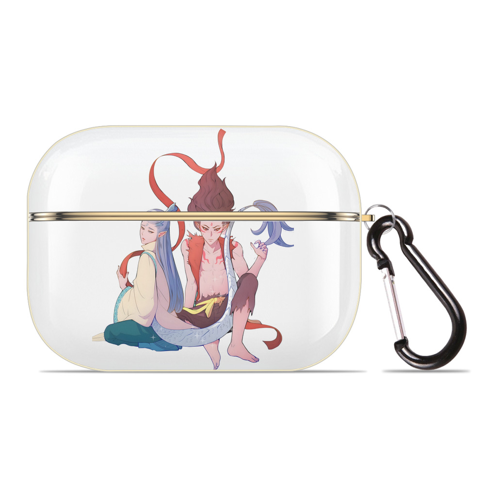 （画像用） Ne Zha 2 ナタ 魔童の大暴れ 【AirPods Pro用】ハードシェル保護ケース｜耐衝撃・防指紋・カラビナ付き商品仕様