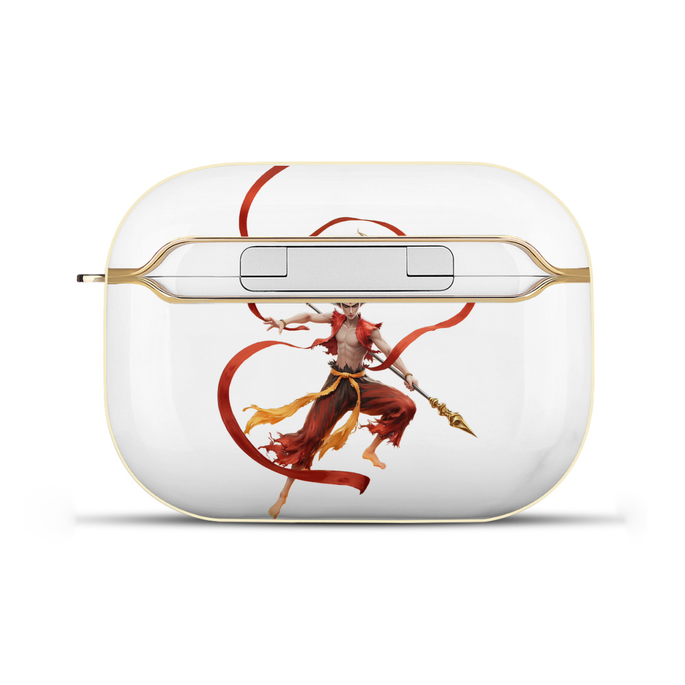 （画像用） Ne Zha 2 ナタ 魔童の大暴れ 【AirPods Pro用】ハードシェル保護ケース｜耐衝撃・防指紋・カラビナ付き商品仕様