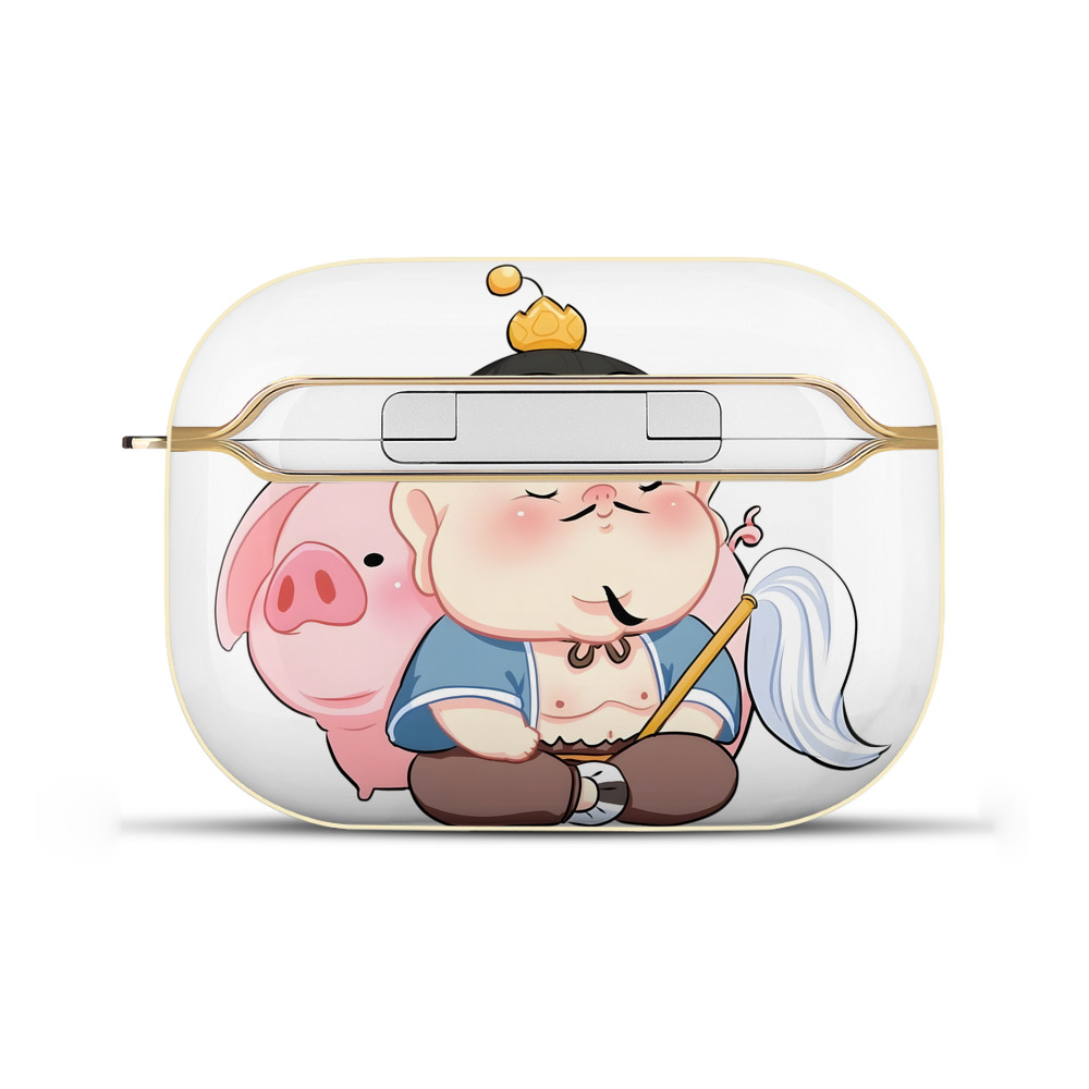 （画像用） Ne Zha 2 ナタ 魔童の大暴れ 【AirPods Pro用】ハードシェル保護ケース｜耐衝撃・防指紋・カラビナ付き商品仕様