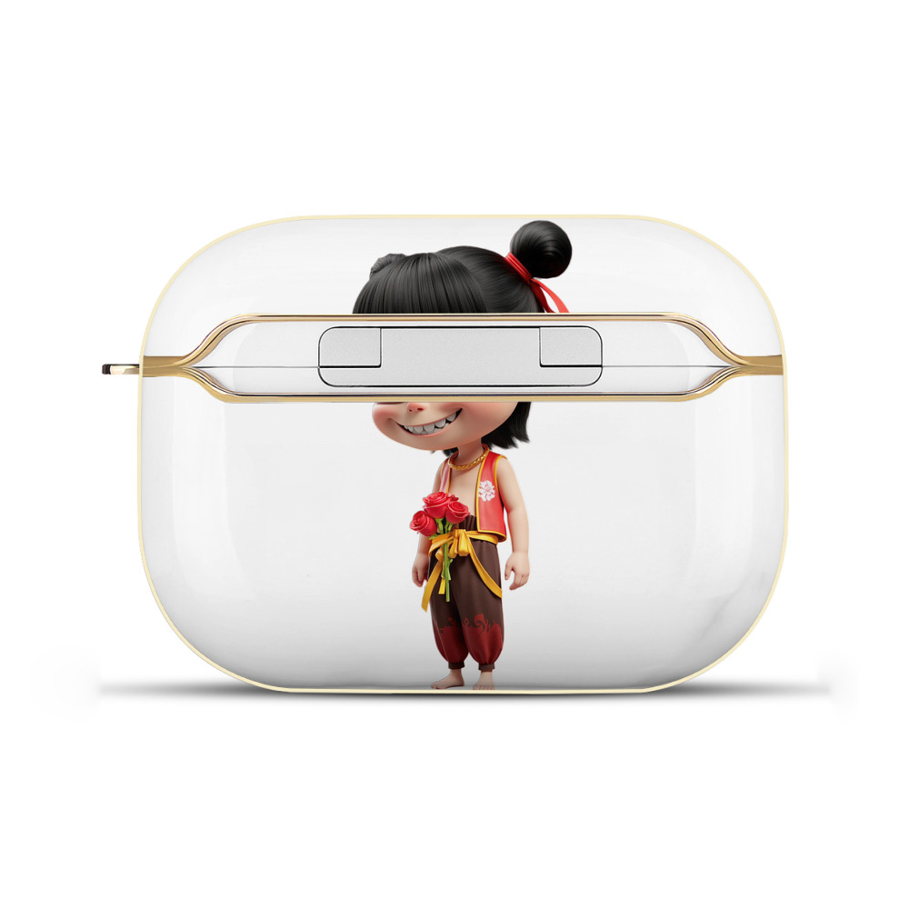 （画像用） Ne Zha 2 ナタ 魔童の大暴れ 【AirPods Pro用】ハードシェル保護ケース｜耐衝撃・防指紋・カラビナ付き商品仕様