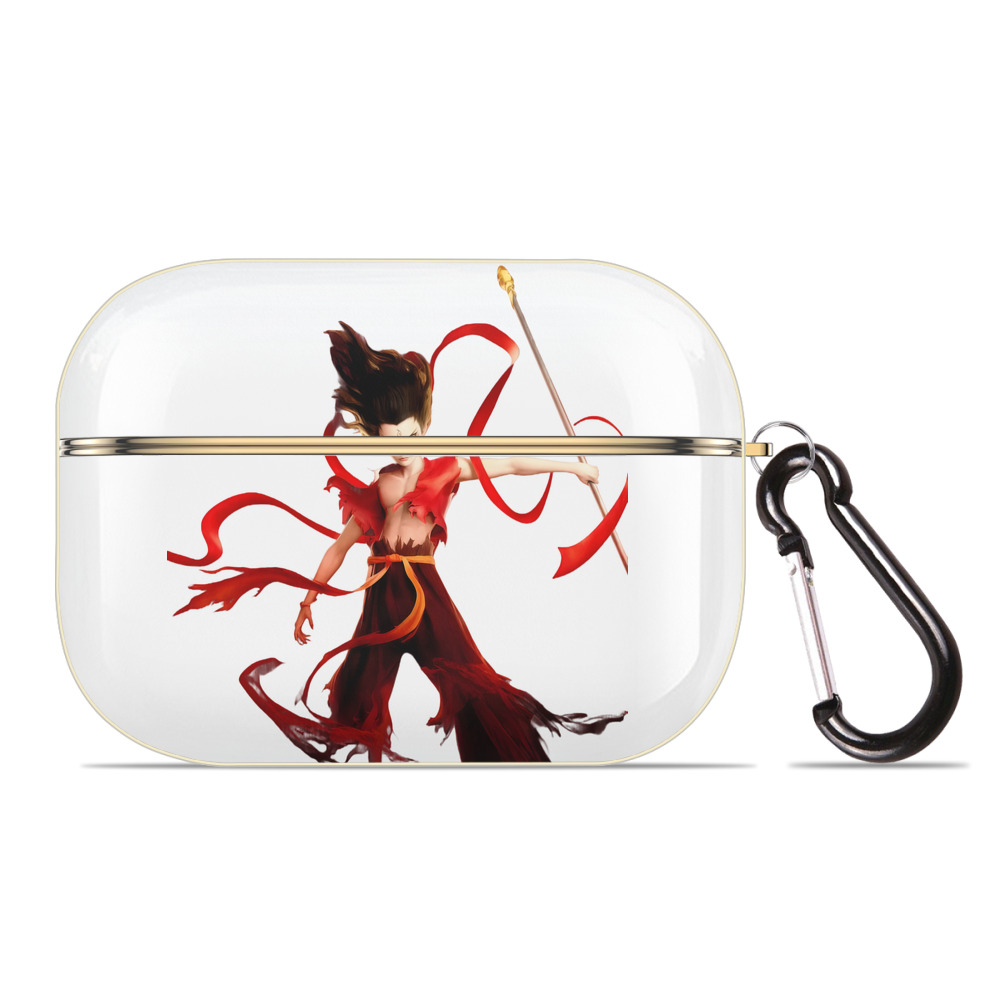 （画像用） Ne Zha 2 ナタ 魔童の大暴れ 【AirPods Pro用】ハードシェル保護ケース｜耐衝撃・防指紋・カラビナ付き商品仕様