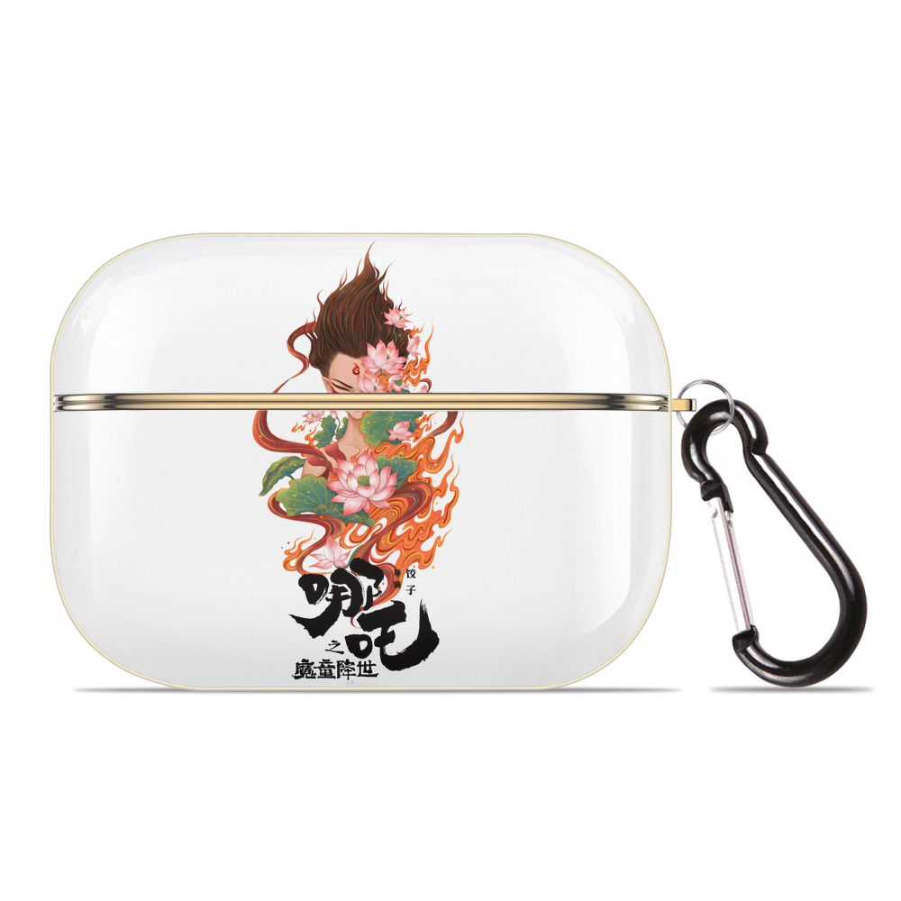 （画像用） Ne Zha 2 ナタ 魔童の大暴れ 【AirPods Pro用】ハードシェル保護ケース｜耐衝撃・防指紋・カラビナ付き商品仕様
