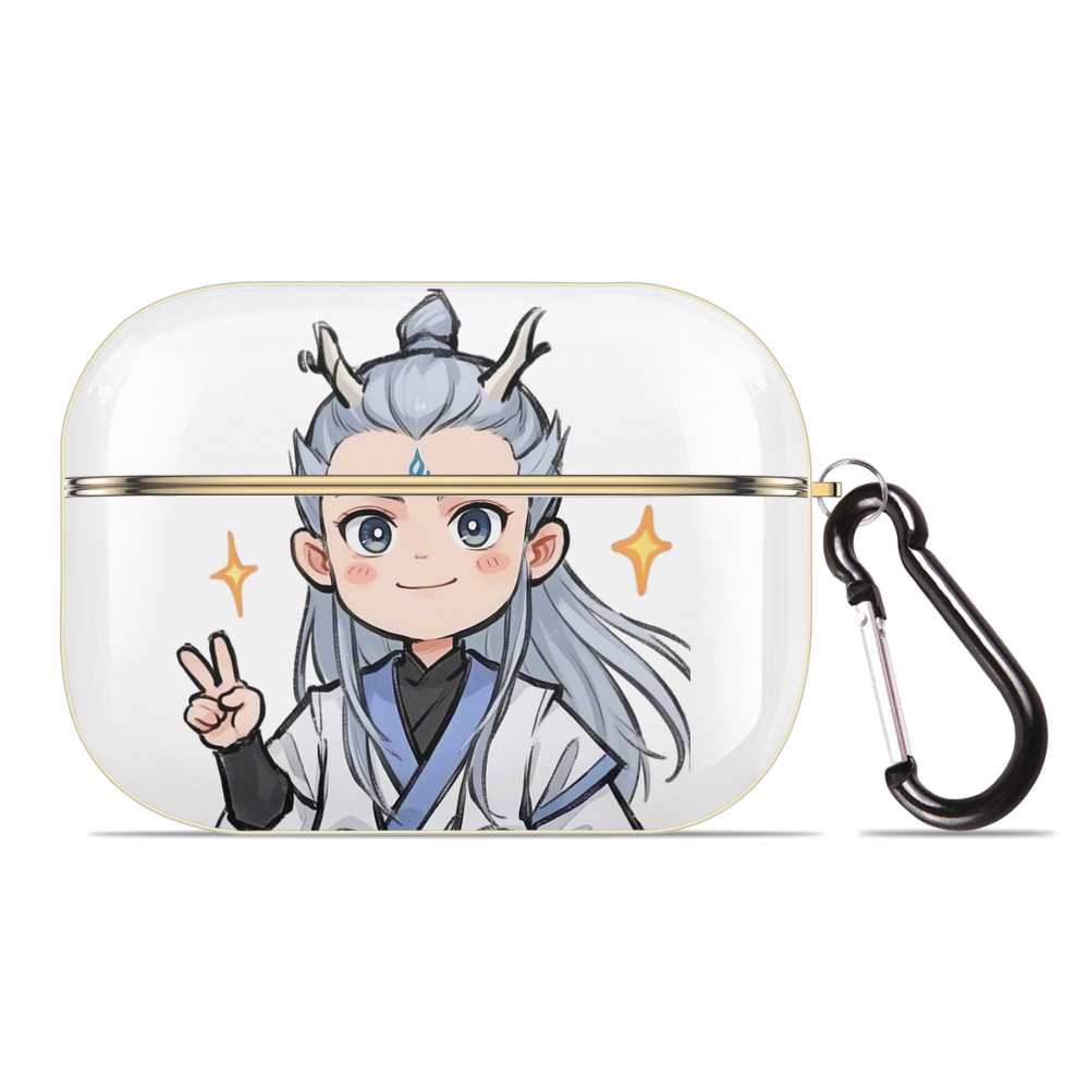 （画像用） Ne Zha 2 ナタ 魔童の大暴れ 【AirPods Pro用】ハードシェル保護ケース｜耐衝撃・防指紋・カラビナ付き商品仕様