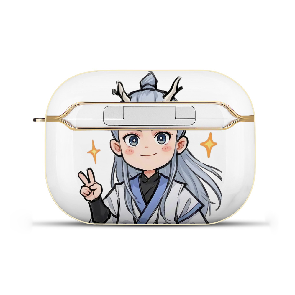 （画像用） Ne Zha 2 ナタ 魔童の大暴れ 【AirPods Pro用】ハードシェル保護ケース｜耐衝撃・防指紋・カラビナ付き商品仕様
