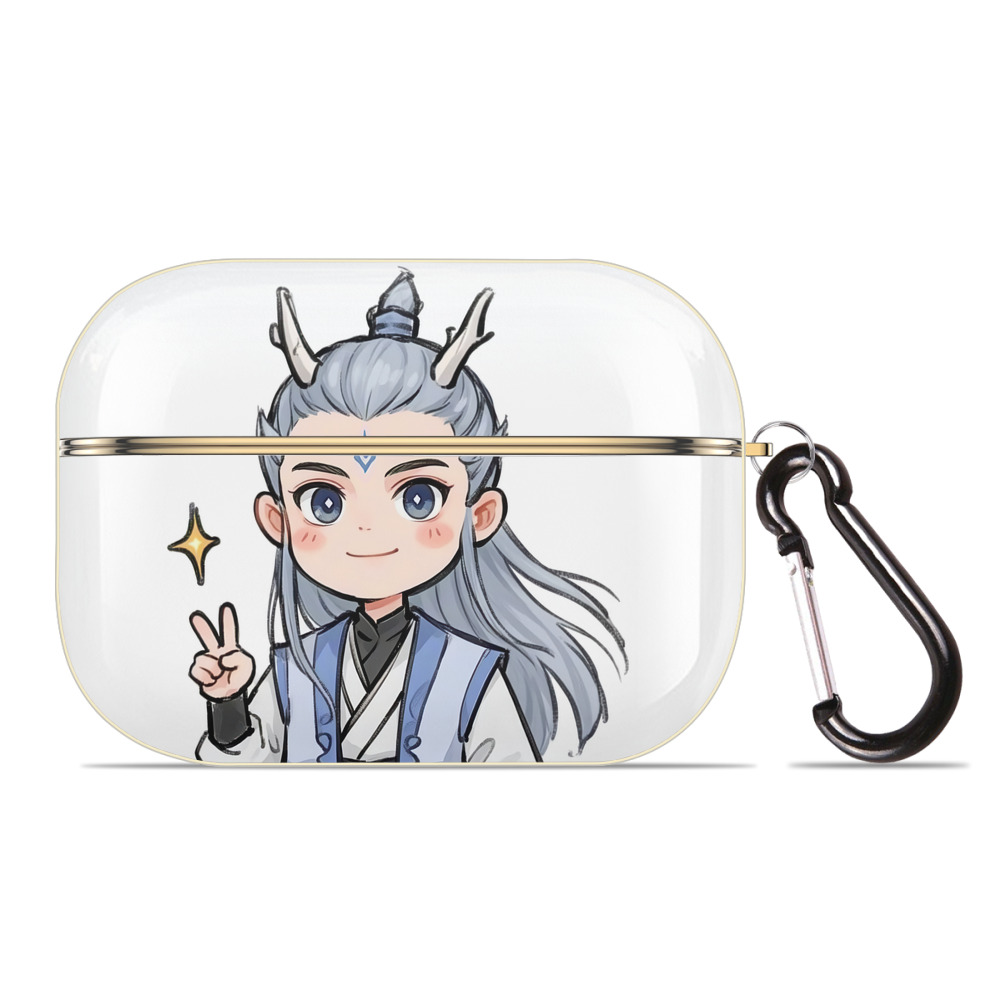 （画像用） Ne Zha 2 ナタ 魔童の大暴れ 【AirPods Pro用】ハードシェル保護ケース｜耐衝撃・防指紋・カラビナ付き商品仕様