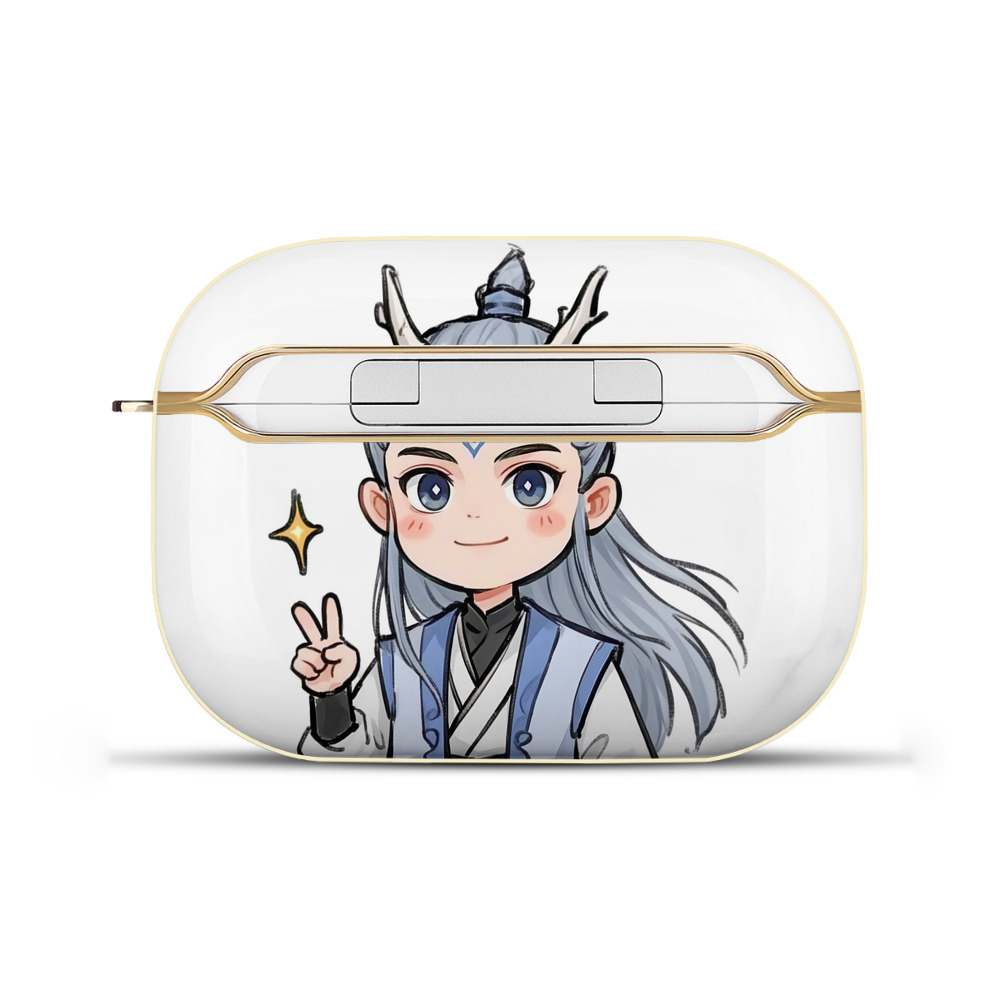 （画像用） Ne Zha 2 ナタ 魔童の大暴れ 【AirPods Pro用】ハードシェル保護ケース｜耐衝撃・防指紋・カラビナ付き商品仕様