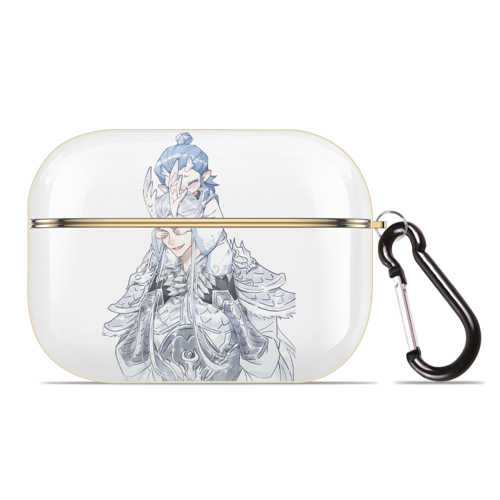 （画像用） Ne Zha 2 ナタ 魔童の大暴れ 【AirPods Pro用】ハードシェル保護ケース｜耐衝撃・防指紋・カラビナ付き商品仕様