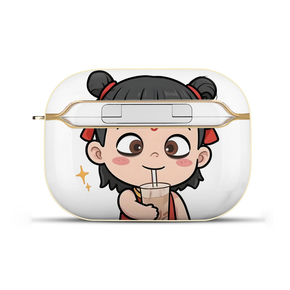 （画像用） Ne Zha 2 ナタ 魔童の大暴れ 【AirPods Pro用】ハードシェル保護ケース｜耐衝撃・防指紋・カラビナ付き商品仕様
