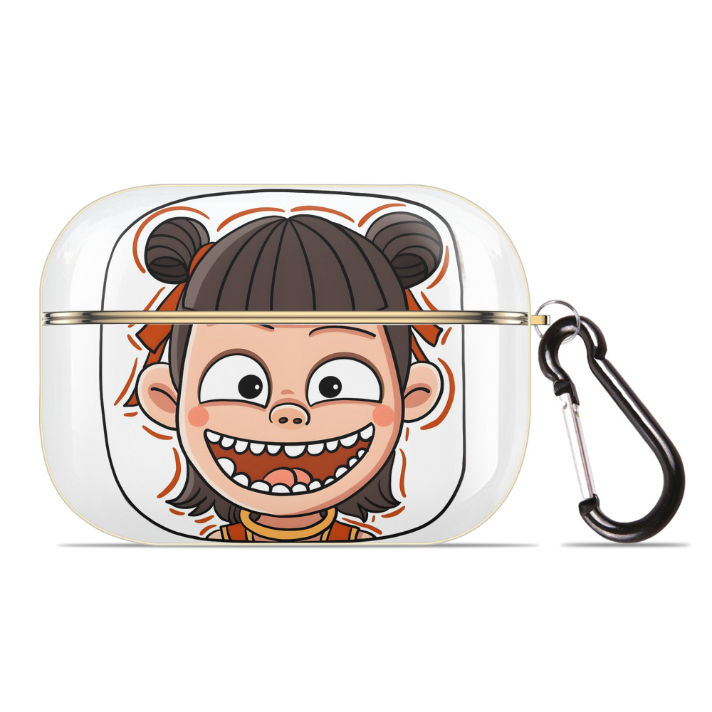 （画像用） Ne Zha 2 ナタ 魔童の大暴れ 【AirPods Pro用】ハードシェル保護ケース｜耐衝撃・防指紋・カラビナ付き商品仕様