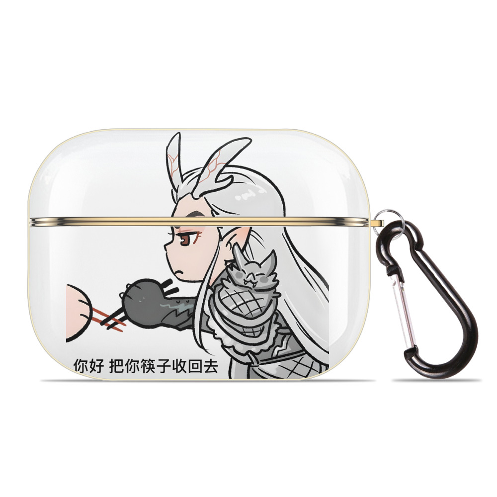 （画像用） Ne Zha 2 ナタ 魔童の大暴れ 【AirPods Pro用】ハードシェル保護ケース｜耐衝撃・防指紋・カラビナ付き商品仕様