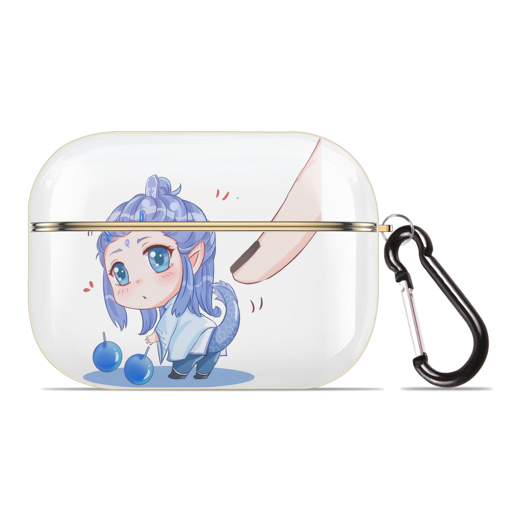 （画像用） Ne Zha 2 ナタ 魔童の大暴れ 【AirPods Pro用】ハードシェル保護ケース｜耐衝撃・防指紋・カラビナ付き商品仕様