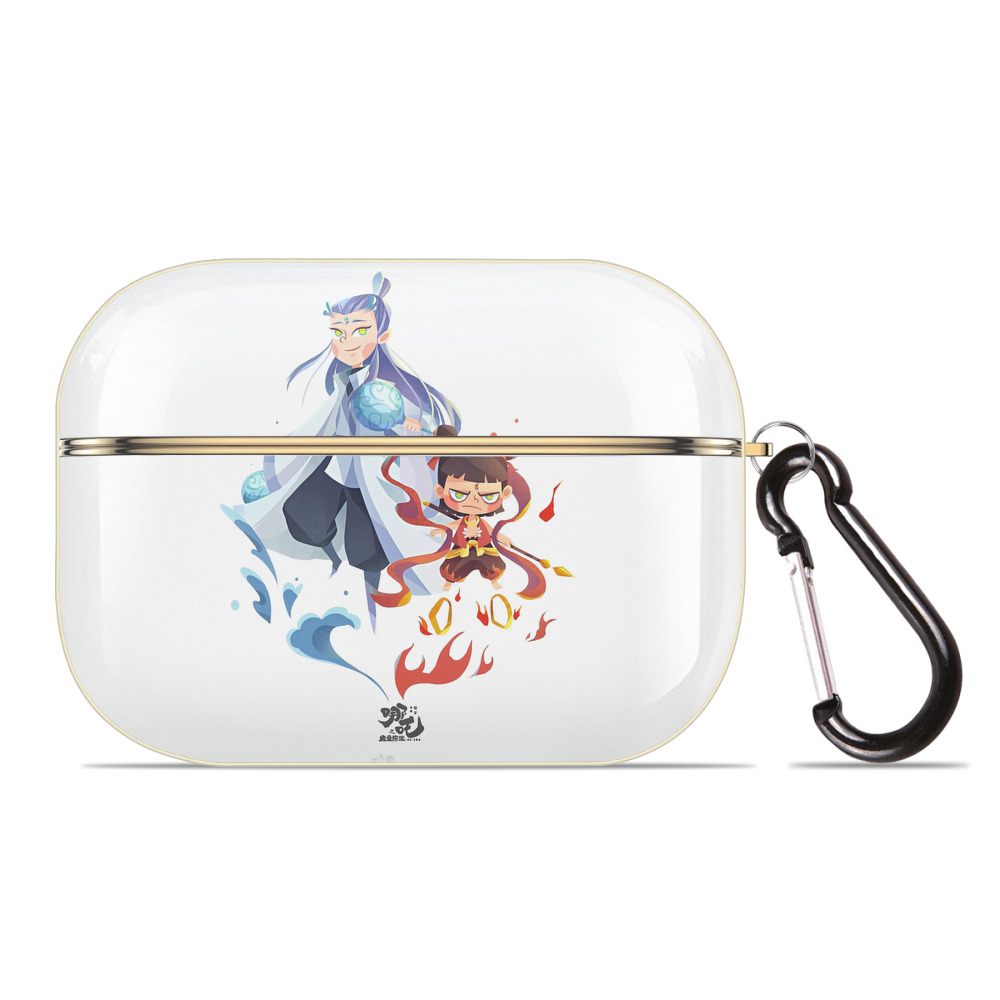 （画像用） Ne Zha 2 ナタ 魔童の大暴れ 【AirPods Pro用】ハードシェル保護ケース｜耐衝撃・防指紋・カラビナ付き商品仕様