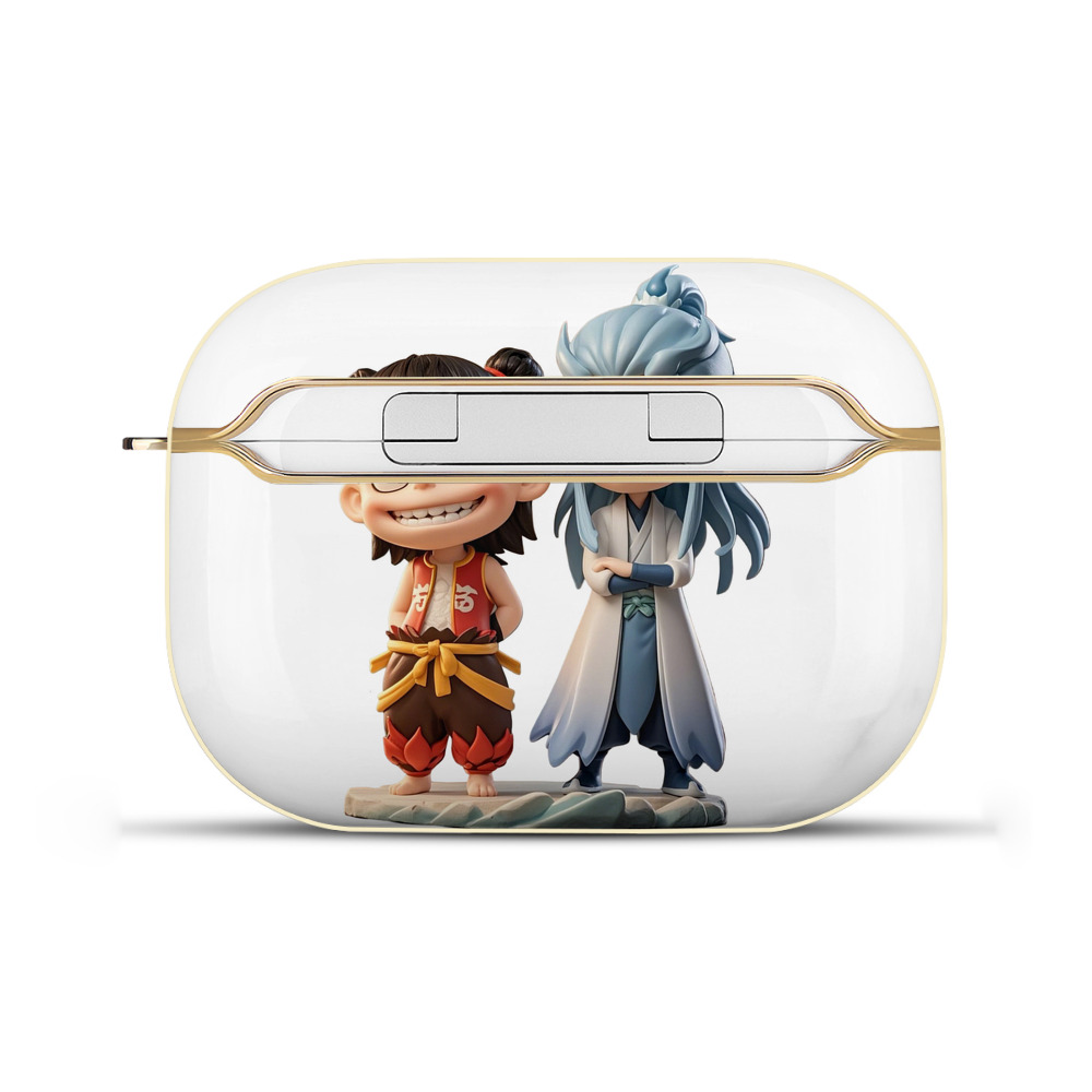（画像用） Ne Zha 2 ナタ 魔童の大暴れ 【AirPods Pro用】ハードシェル保護ケース｜耐衝撃・防指紋・カラビナ付き商品仕様