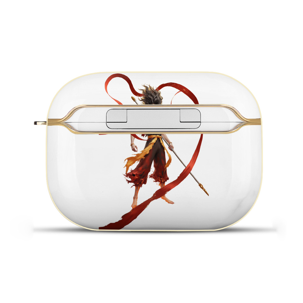 （画像用） Ne Zha 2 ナタ 魔童の大暴れ 【AirPods Pro用】ハードシェル保護ケース｜耐衝撃・防指紋・カラビナ付き商品仕様