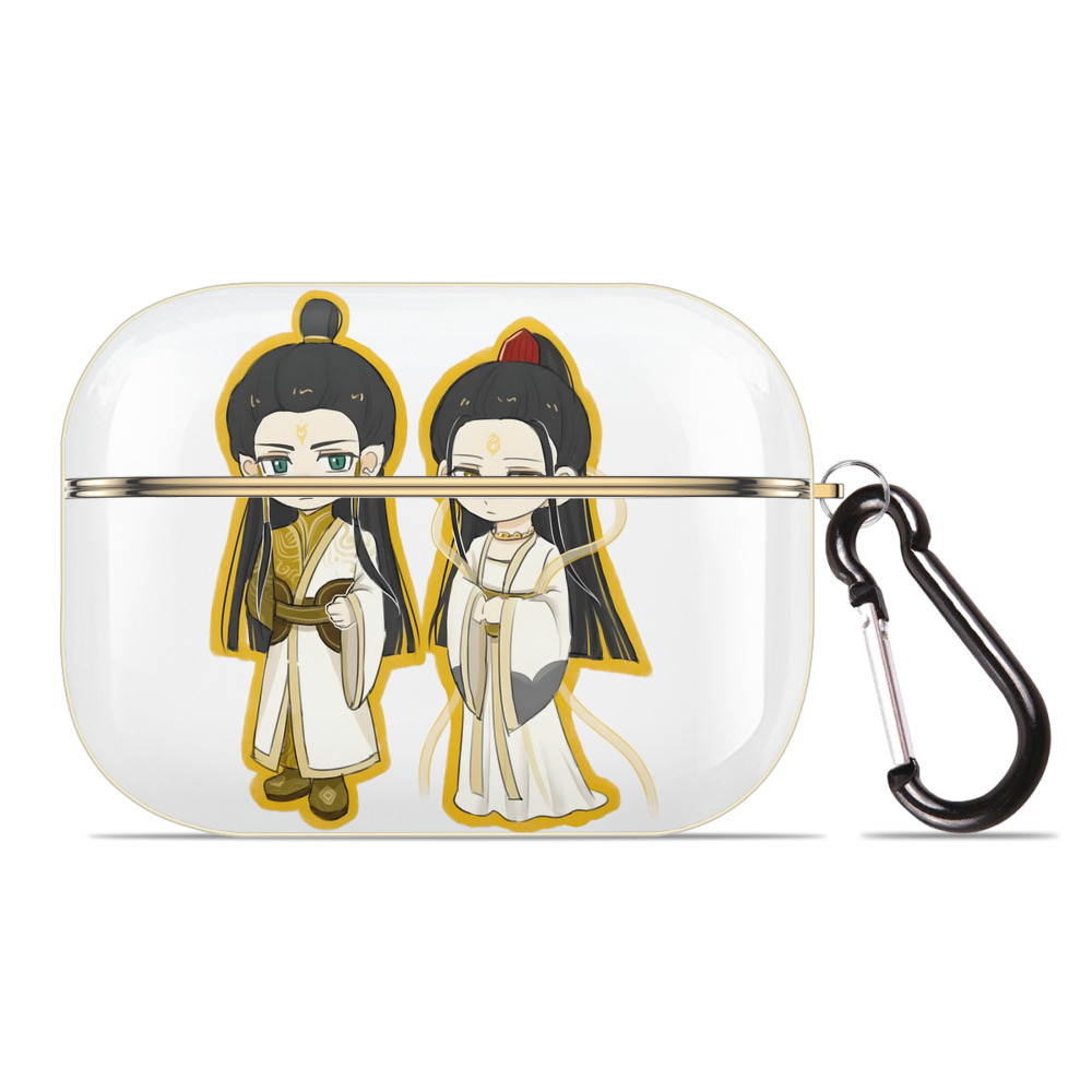 （画像用） Ne Zha 2 ナタ 魔童の大暴れ 【AirPods Pro用】ハードシェル保護ケース｜耐衝撃・防指紋・カラビナ付き商品仕様
