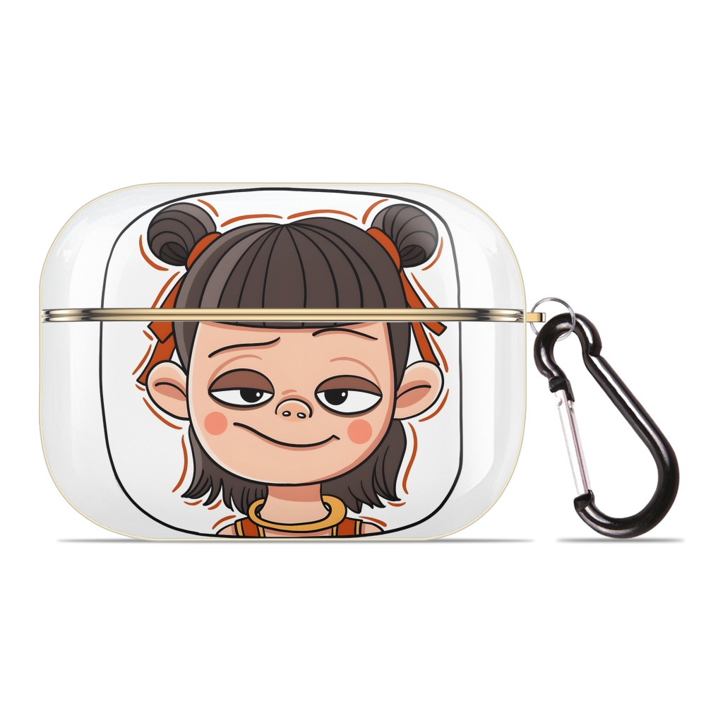 （画像用） Ne Zha 2 ナタ 魔童の大暴れ 【AirPods Pro用】ハードシェル保護ケース｜耐衝撃・防指紋・カラビナ付き商品仕様