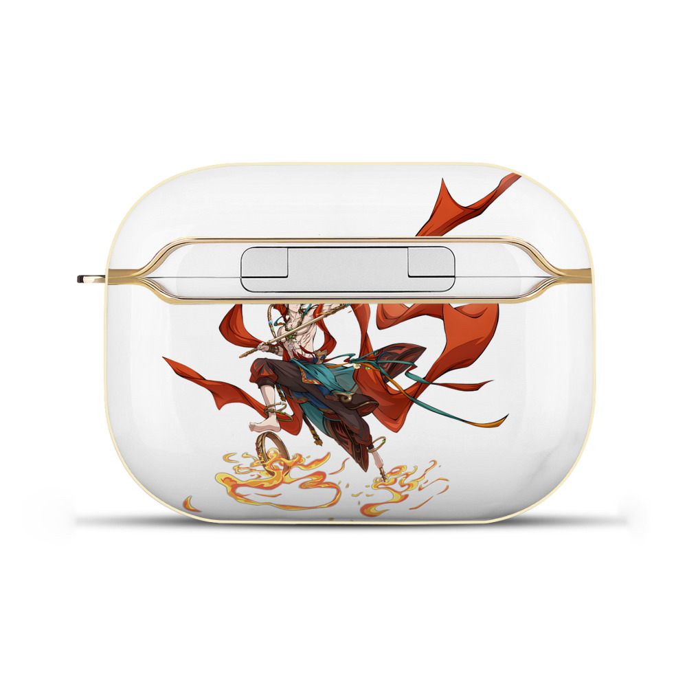 （画像用） Ne Zha 2 ナタ 魔童の大暴れ 【AirPods Pro用】ハードシェル保護ケース｜耐衝撃・防指紋・カラビナ付き商品仕様