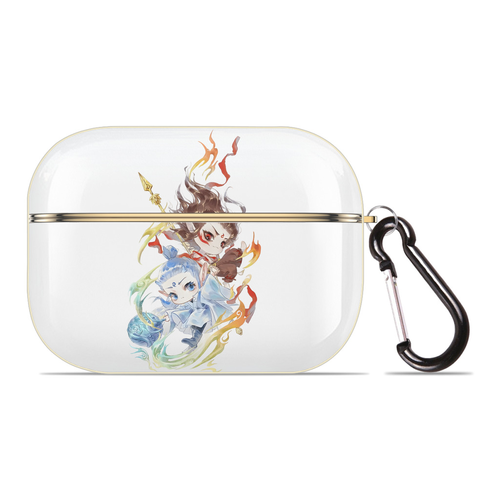 （画像用） Ne Zha 2 ナタ 魔童の大暴れ 【AirPods Pro用】ハードシェル保護ケース｜耐衝撃・防指紋・カラビナ付き商品仕様