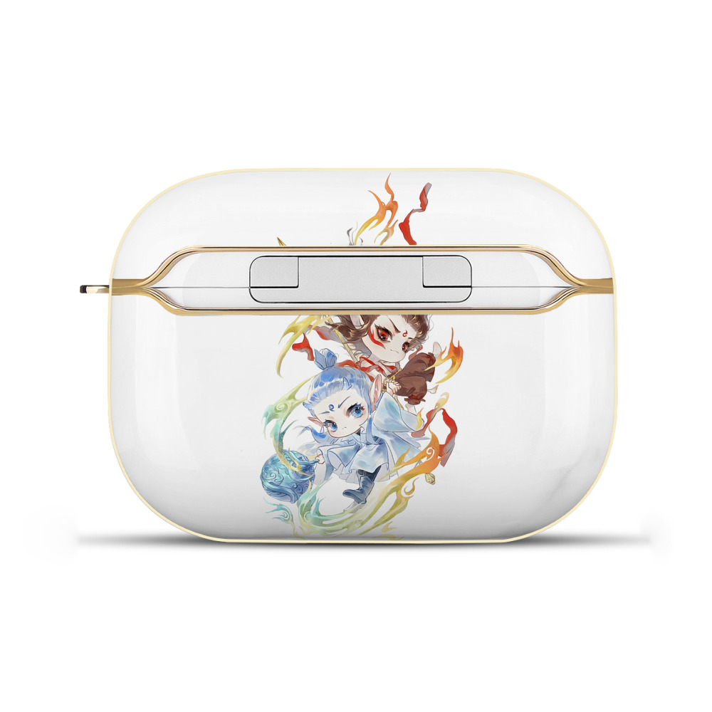 （画像用） Ne Zha 2 ナタ 魔童の大暴れ 【AirPods Pro用】ハードシェル保護ケース｜耐衝撃・防指紋・カラビナ付き商品仕様