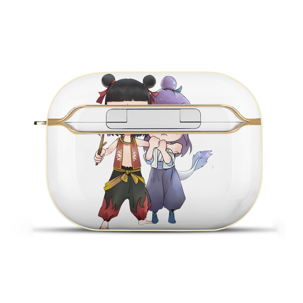 （画像用） Ne Zha 2 ナタ 魔童の大暴れ 【AirPods Pro用】ハードシェル保護ケース｜耐衝撃・防指紋・カラビナ付き商品仕様