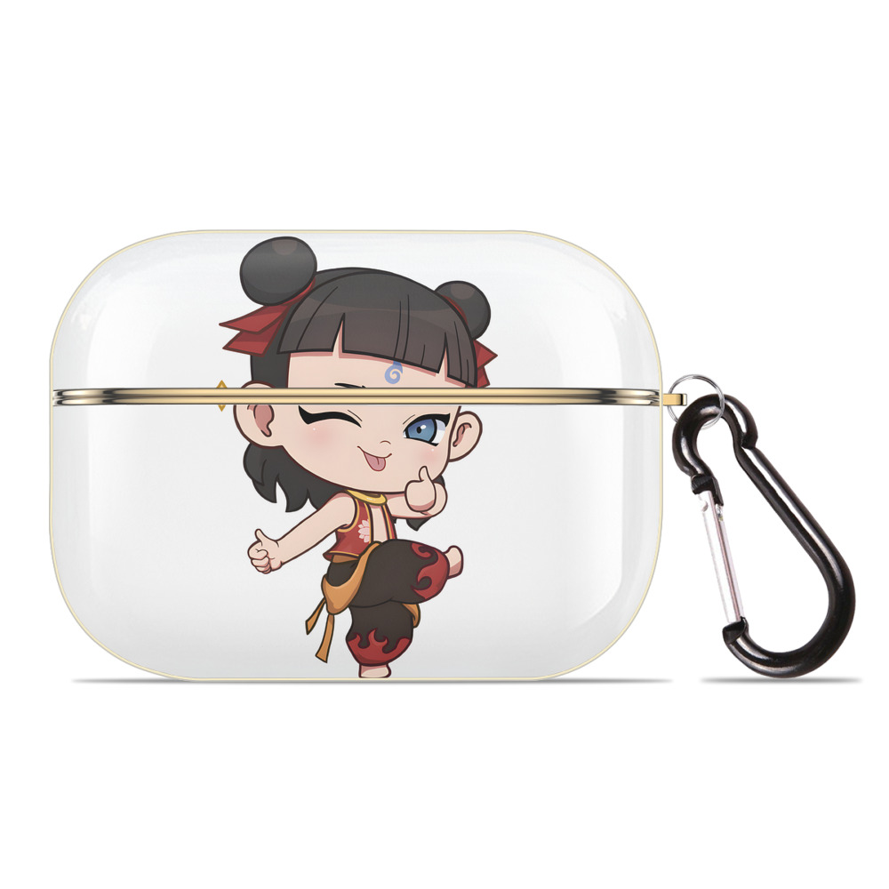 （画像用） Ne Zha 2 ナタ 魔童の大暴れ 【AirPods Pro用】ハードシェル保護ケース｜耐衝撃・防指紋・カラビナ付き商品仕様