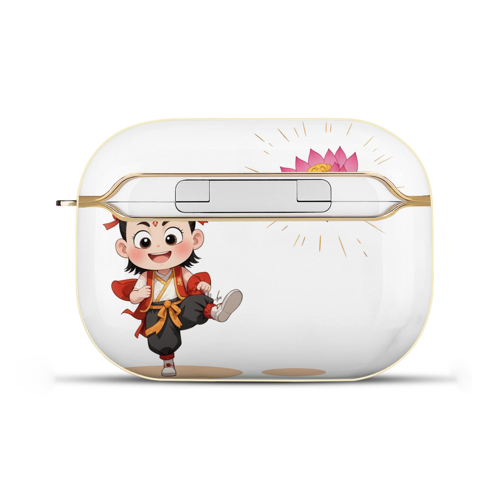 （画像用） Ne Zha 2 ナタ 魔童の大暴れ 【AirPods Pro用】ハードシェル保護ケース｜耐衝撃・防指紋・カラビナ付き商品仕様