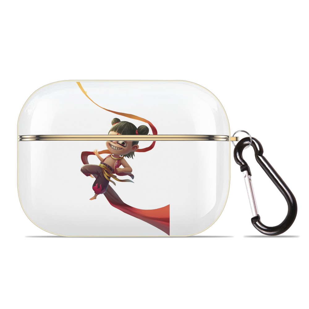（画像用） Ne Zha 2 ナタ 魔童の大暴れ 【AirPods Pro用】ハードシェル保護ケース｜耐衝撃・防指紋・カラビナ付き商品仕様