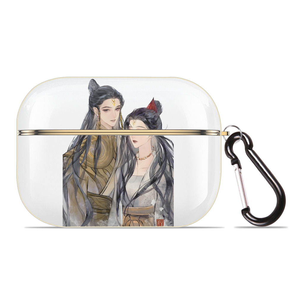 （画像用） Ne Zha 2 ナタ 魔童の大暴れ 【AirPods Pro用】ハードシェル保護ケース｜耐衝撃・防指紋・カラビナ付き商品仕様